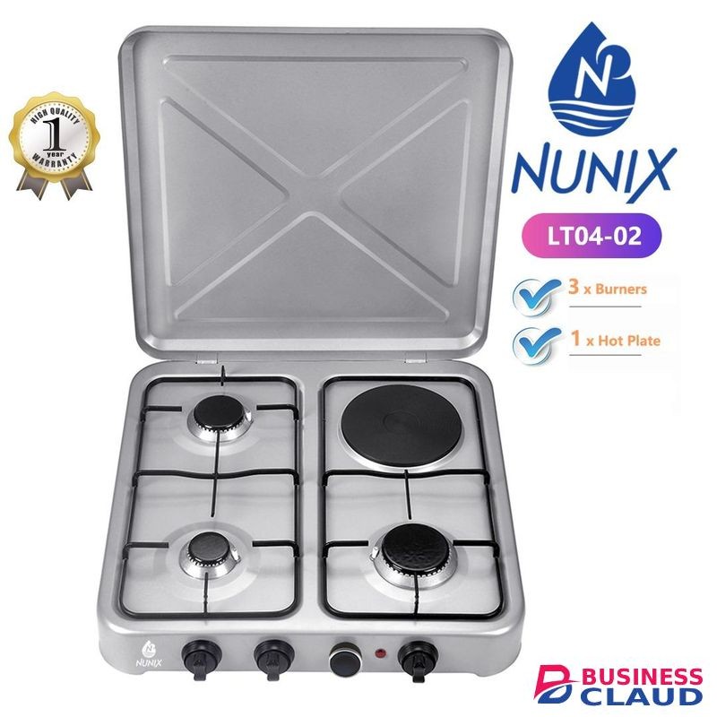 Nunix 3+1 Gas Table Top Cooker