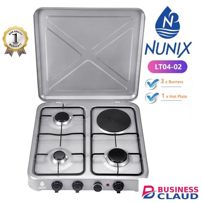 Nunix 3+1 Gas Table Top Cooker