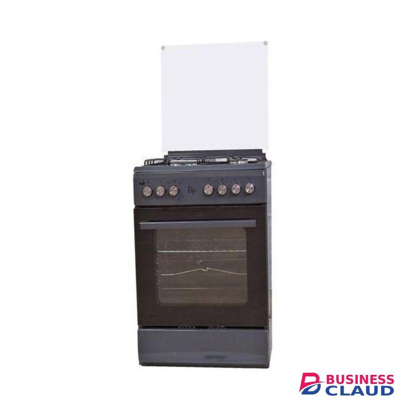 COOKER, BJS 60×60 3+1 ELECTRIC/GAS COOKER – TURBO FAN – OVEN 60L CAPACITY