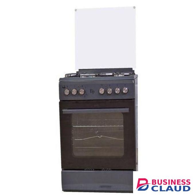 COOKER, BJS 60×60 3+1 ELECTRIC/GAS COOKER – TURBO FAN – OVEN 60L CAPACITY