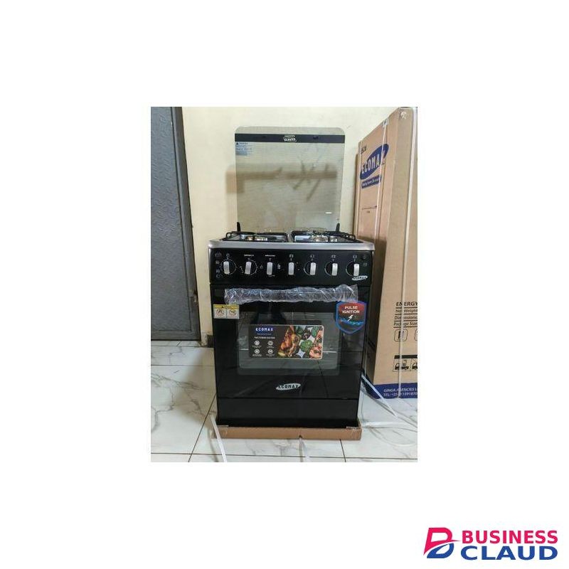 Ecomax 50*55, 3Gas + 1 Electric Hot Plate With Electric Oven- Durable, Efficient Kitchen Stove WITH FREE GIFT