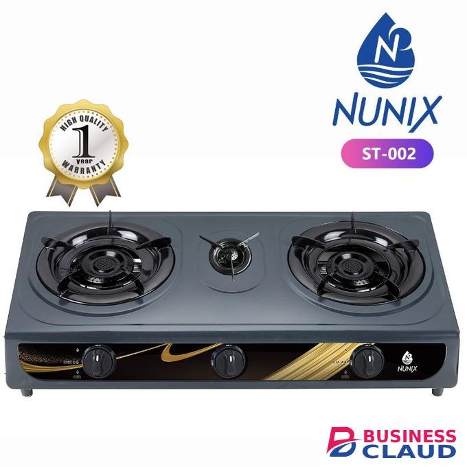 Nunix 3 Burner Table top Gas Cooker