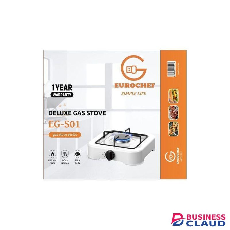 Eurochef Deluxe Single Burner Gas Cooker