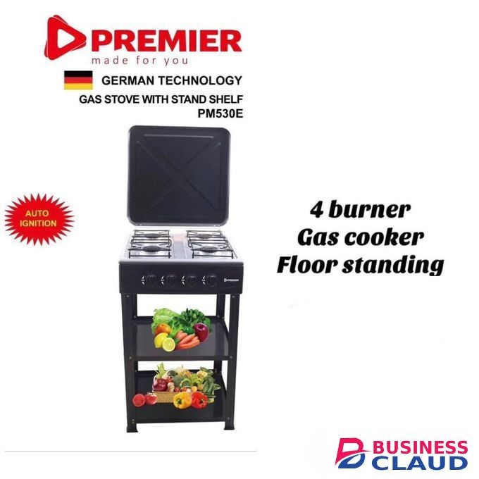 Premier Floor Standing 4 Burners Gas Cooker