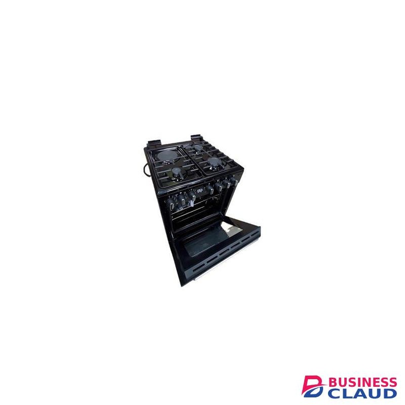 BJS Cooker 60x60 3+1 Electric/Gas Cooker With Turbo Fan - Electric Oven 60L Capacity