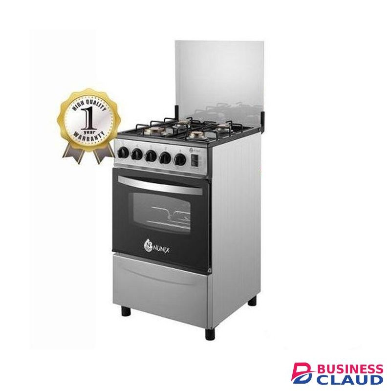 Nunix Freestanding 4 Gas Burner Cooker