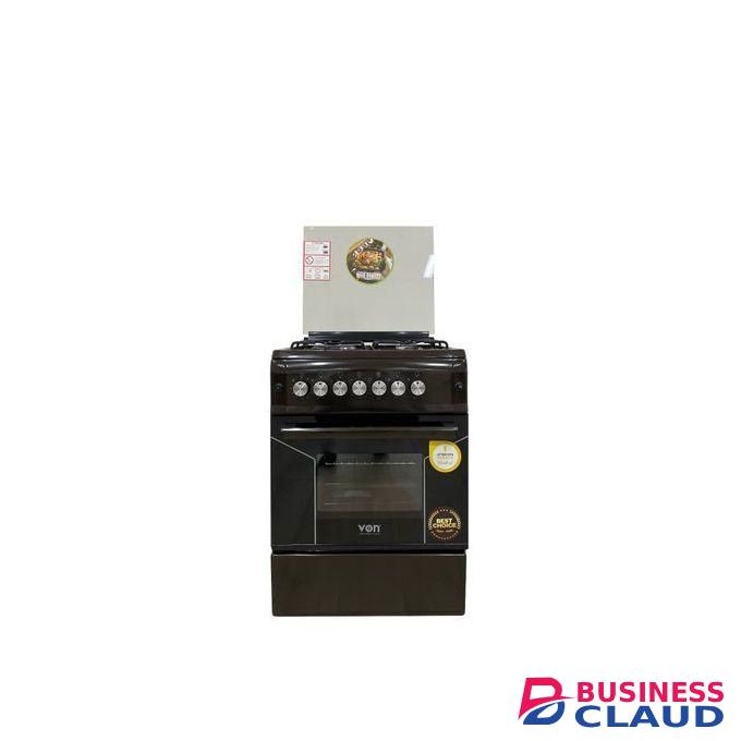 VON 60×60 Free Standing 3 Gas Burner +1 Electric Hotplate with oven