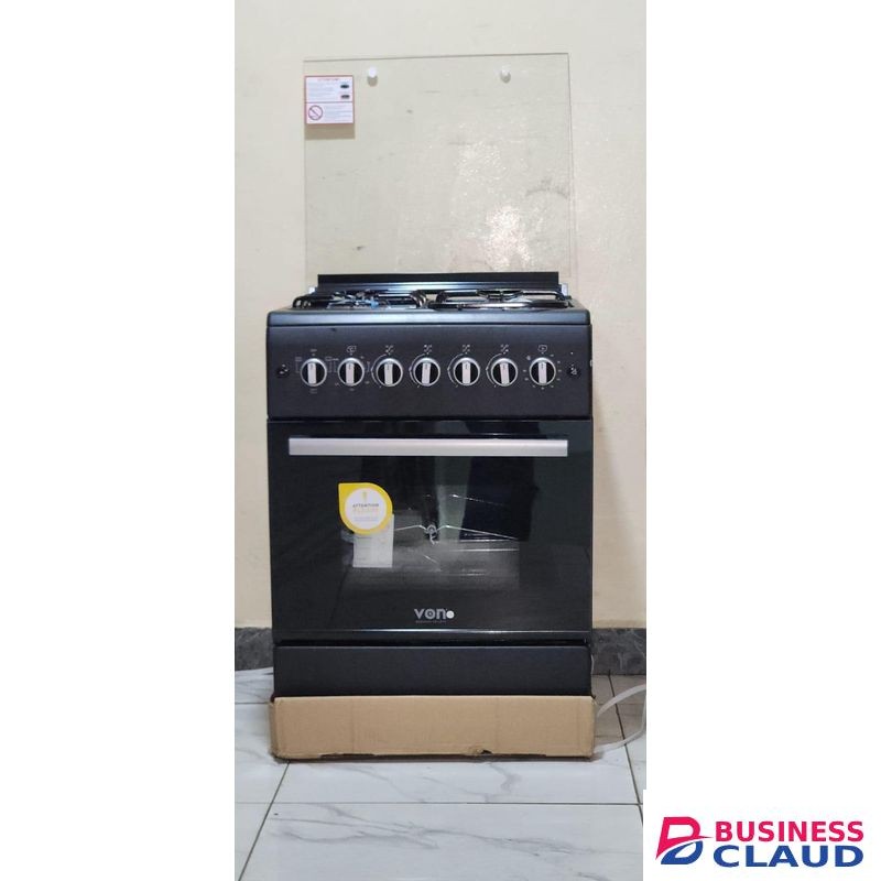 VON 58*58 4 Gas Cooker with 1 wok burner and electric oven, Efficient & Stylish