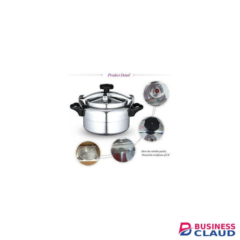 5 litre Aluminium Pressure Cooker Explosion Proof Induction and Gas Stove Compatible Pressure Cooker For Healthy Cooking