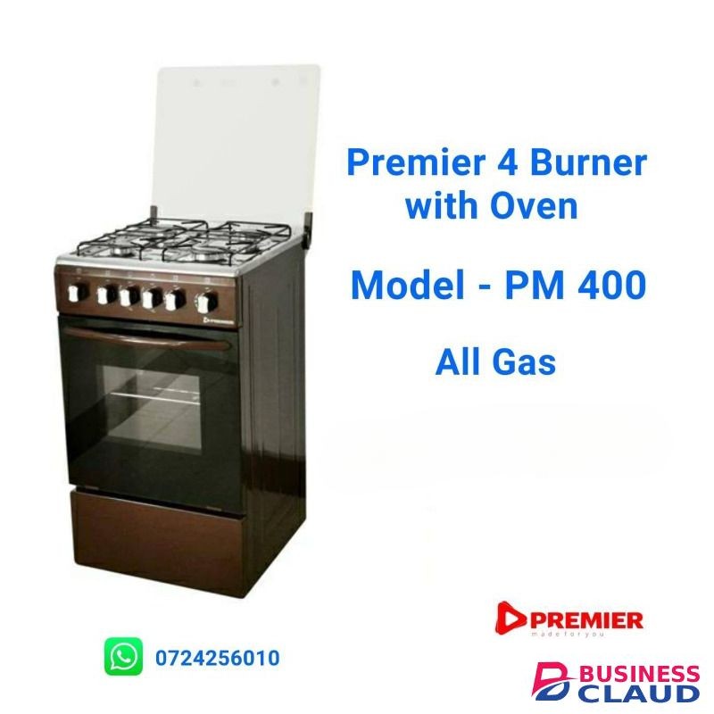 Premier 4 BURNER WITH OVEN ALL GAS