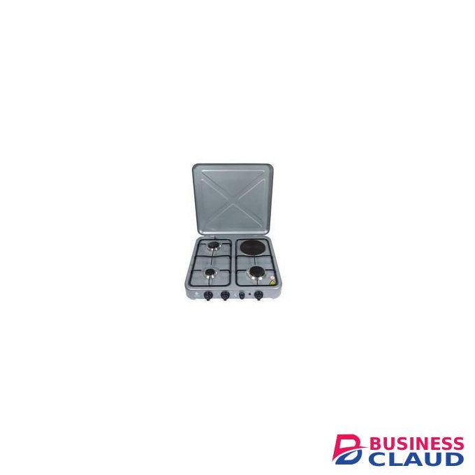 Nunix 3 Gas + 1 Electric Burner Cooktop - Table Top Stove