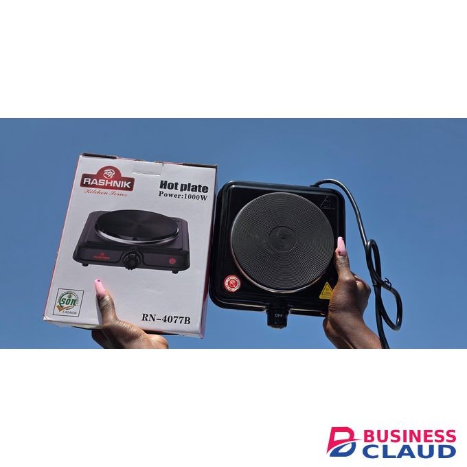 Rashnik Single Electric Hotplate – Portable Table Cooker