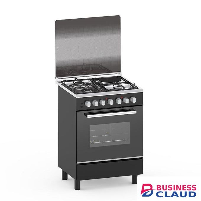 Haier 60x60 3 Gas + 1 Electric Cooker with Electric Oven & Push to Ignite Button