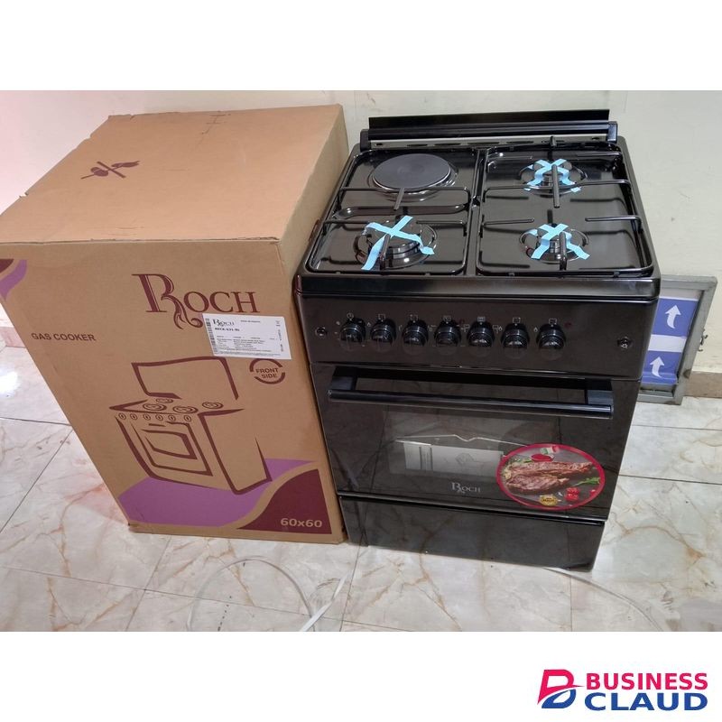 Roch 60x60cm Freestanding Cooker 3 Gas + 1 Electric Hotplate, Electric Oven (Turkey Model)