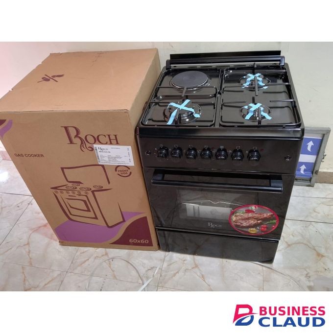 Roch 60x60cm Freestanding Cooker 3 Gas + 1 Electric Hotplate, Electric Oven (Turkey Model)
