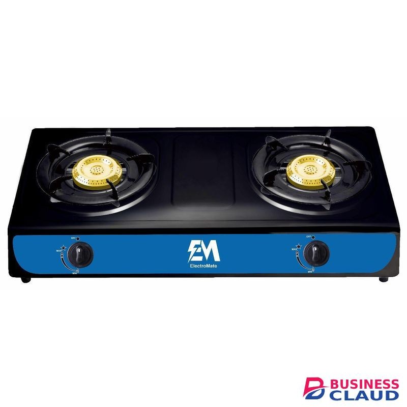ElectroMate 2B Double Burner Table Top Gas Cooker