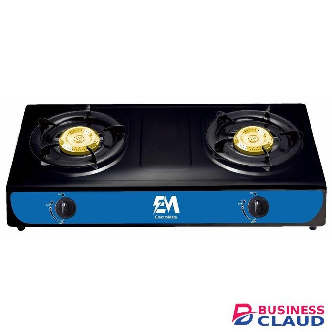 ElectroMate 2B Double Burner Table Top Gas Cooker