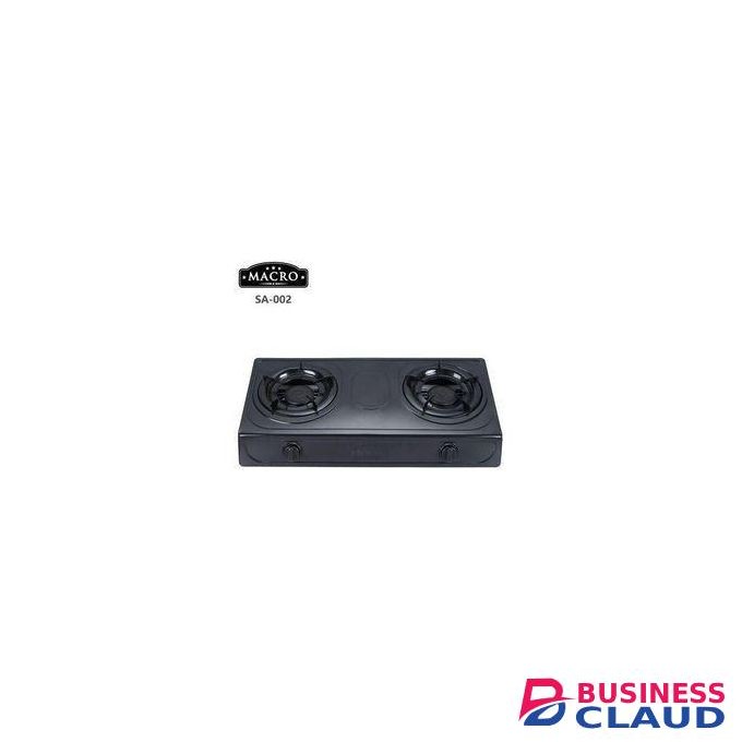 Macro SA-002 Gas Cooker 2 Burner Stainless Steel