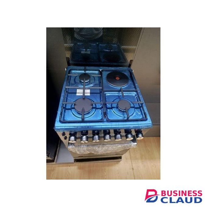 Syinix 50×55cm 3 Burner Gas Cooker + 1 Hot Plate – Auto Ignition, Rapid Hot Plate (2YRs WRTY)
