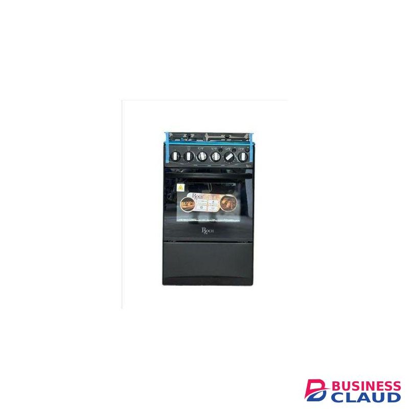 Roch 60X60CM COOKER 3 GAS + 1 ELECTRIC HOTPLATE WITH ELECTRIC OVEN JET VALVE BURNER STAINLESS STEEL HOB GLASS TOP COVER