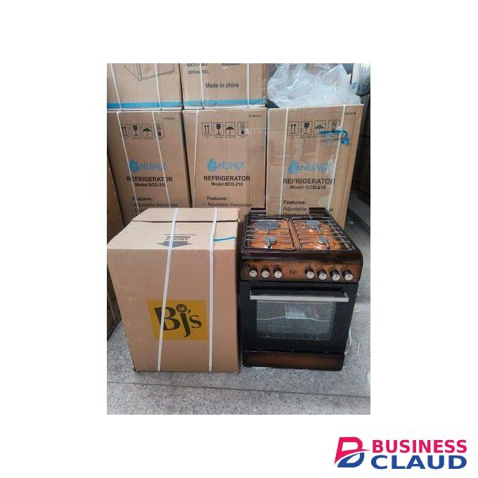 BJS Brown 60X60 3-GAS+1 Hot Plate With Turbo-FAN