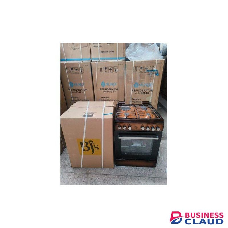 BJS Brown 60X60 3-GAS+1 Hot Plate With Turbo-FAN
