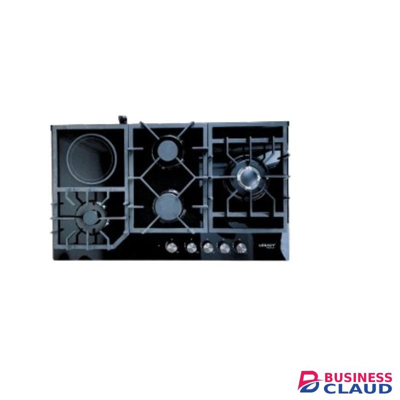 Legacy Hob Built-in 4 Gas Burners with 1 Wok and 1 Ceramic Plate NY-QB5004