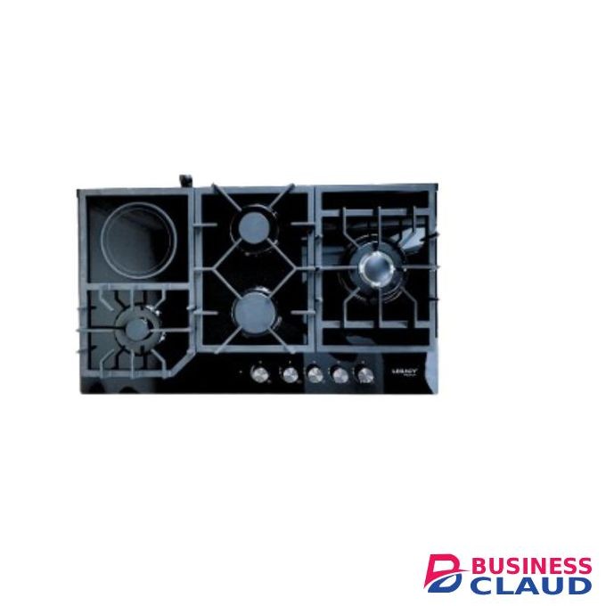 Legacy Hob Built-in 4 Gas Burners with 1 Wok and 1 Ceramic Plate NY-QB5004