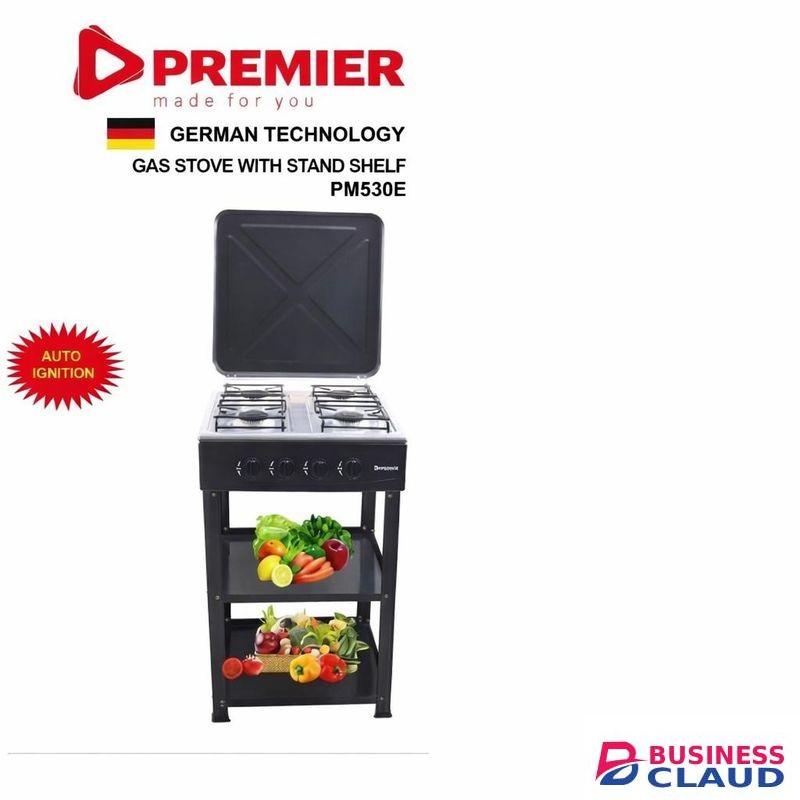 Premier 4 Burner Gas Stove With Auto Ignition System
