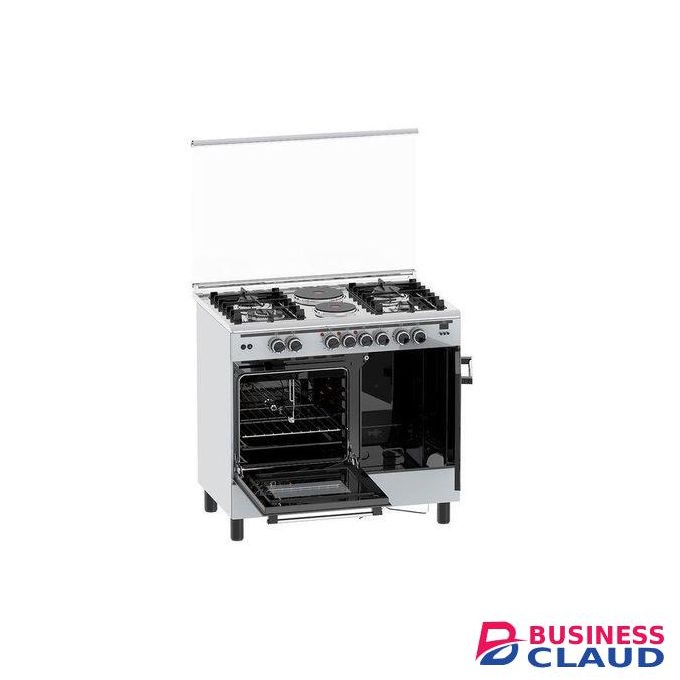 Haier cooker 4 Gas Burner + 2 Electric Plates 60x90 Cooker - HCR6042DES Plus Free Gifts(Regulator & pipe)