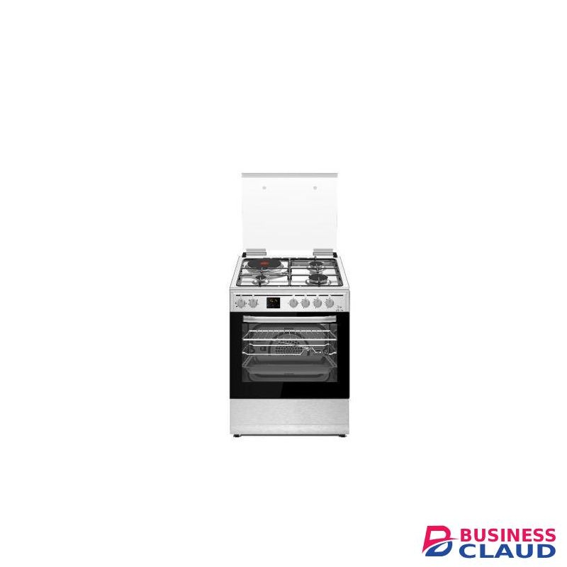 Master Chef 60*60, 3 Gas 1 Hot Plate Cooking Oven With Glass Top Lid
