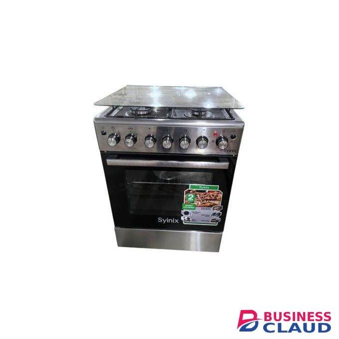 Synix 3-Gas +Electric Burner with Electric oven 1yr Warranty