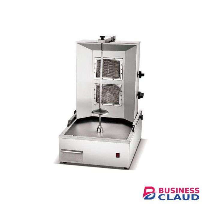Commercial gas shawarma machine 2 burner