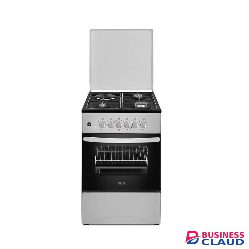 VON 3 Gas + 1 electric hotplate, Electric oven