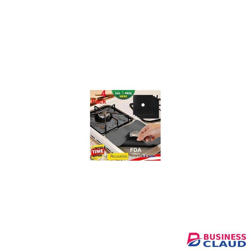 Gas Cooker Protective Liners.Black, Grey, Silver