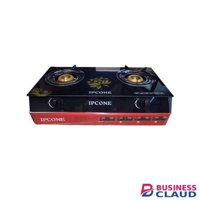 2 Burner - Glass Top And Gas Stove Double Burner