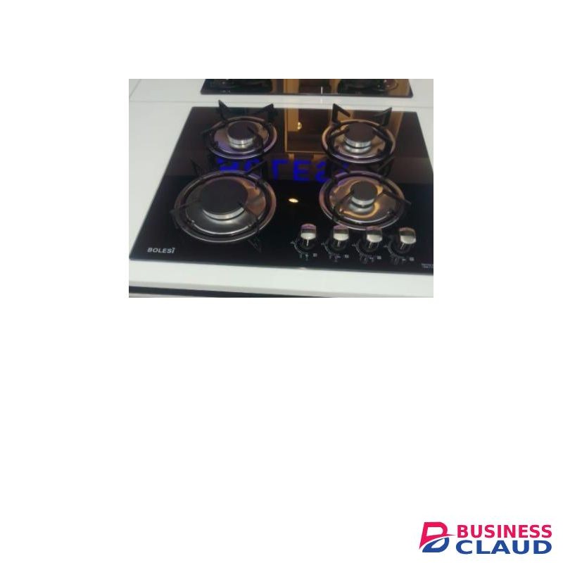 Bolesi Hob 4 Gas Tempered Glass Built-In