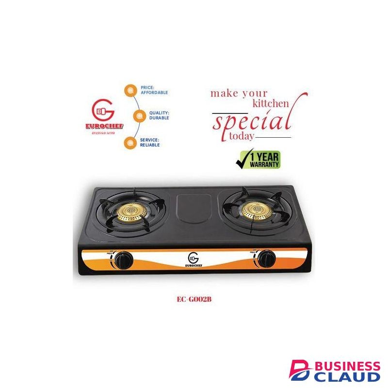 Eurochef countertop kitchen quality two gas burner