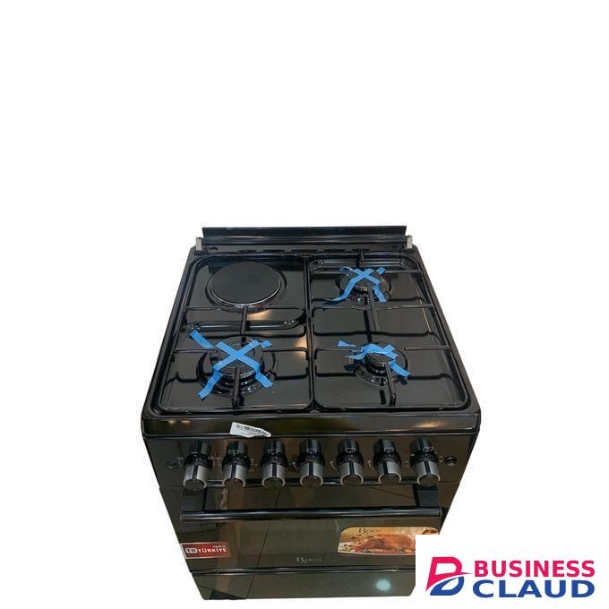 Roch Cooker 60x60CM 3 Gas Burners + 1 Hotplate - Black