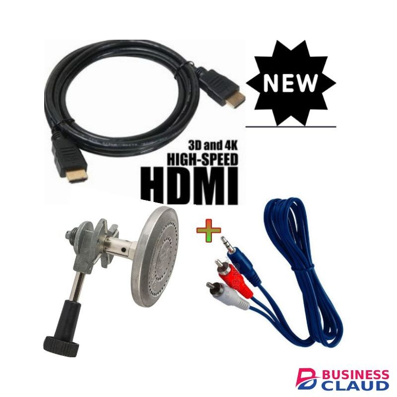 Non Leak Meko Gas Burner+Audio Cable + HDMI Cable