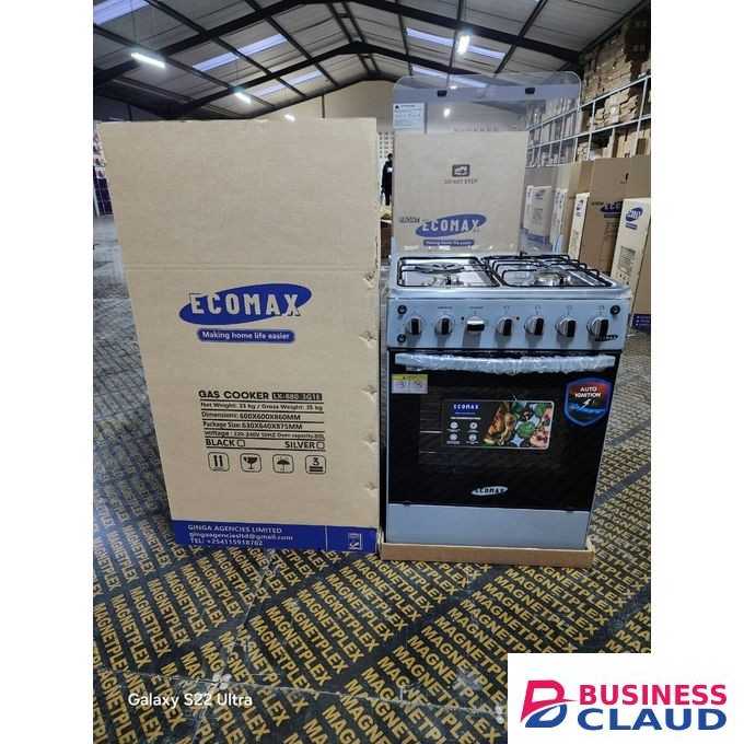 Ecomax 60* 60 3 Gas + 1 Electric Hot Plate - Silver