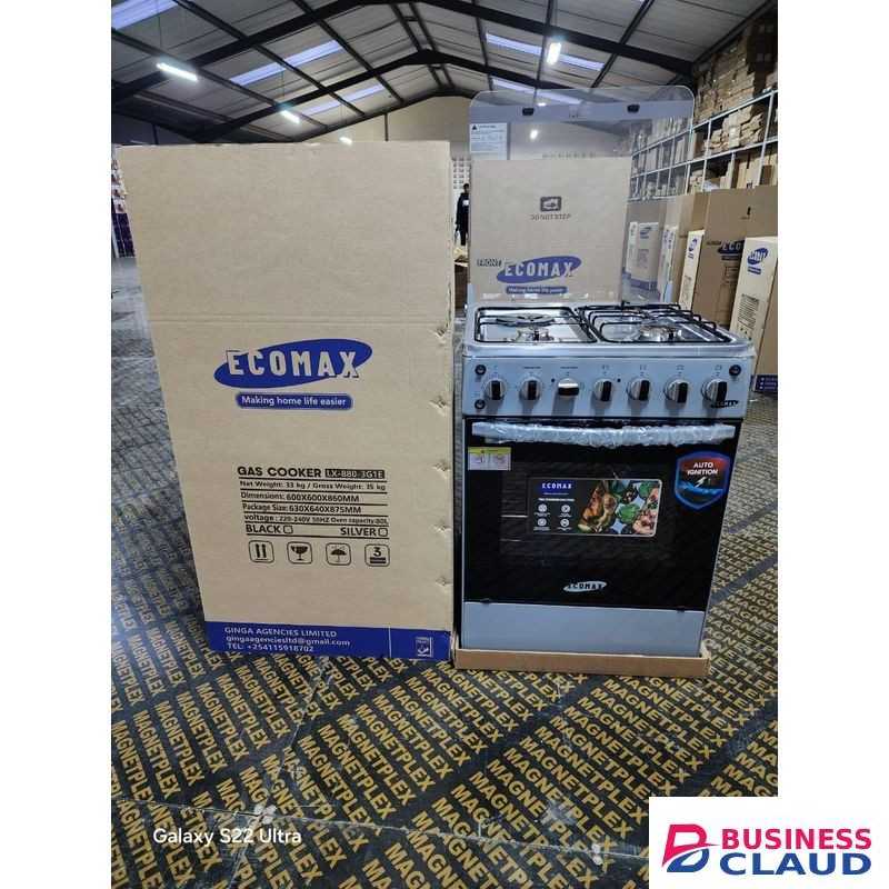 Ecomax 60* 60 3 Gas + 1 Electric Hot Plate - Silver