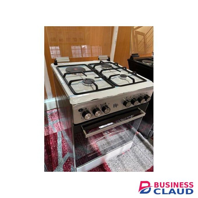 BJS Enox ELEGANCE Series 60*60 Turkey Mode Freestanding Cooker Turbo-FAN Technology 3 Gas Burners + 1 Electric Rapid Hot Plate (1500 Watts)