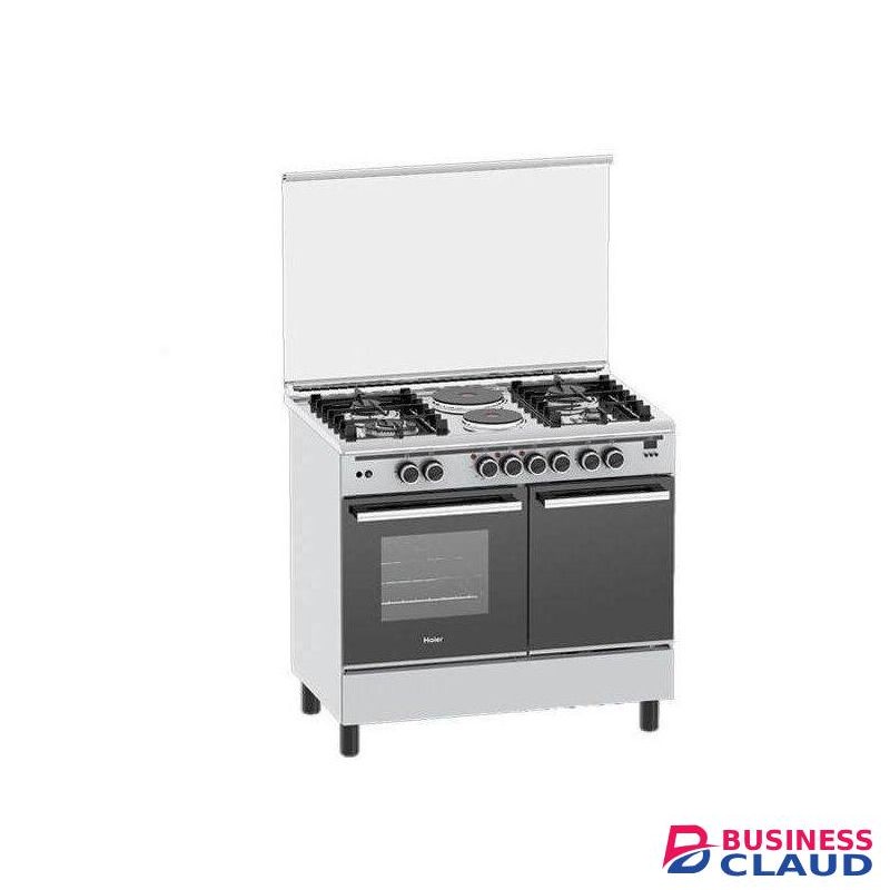 Haier 4 Gas Burner + 2 Electric Plates 60x90 Cooker,flame failure,cylinder chamber-1 year warranty