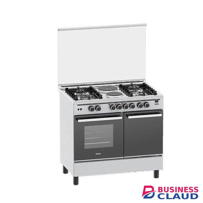 Haier 4 Gas Burner + 2 Electric Plates 60x90 Cooker,flame failure,cylinder chamber-1 year warranty
