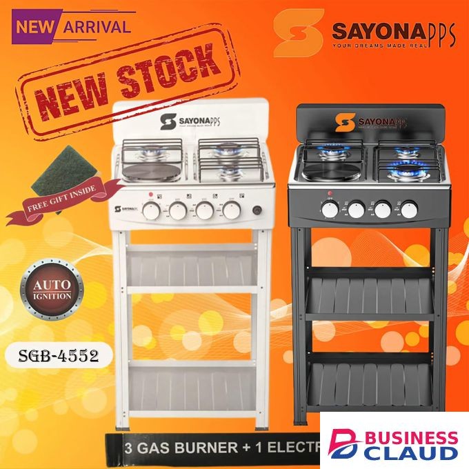 Sayona Automatic 3+1, Storage Shelves