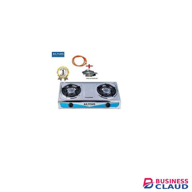 Nunix 2 Burner Table Top + Pipe & Regulator