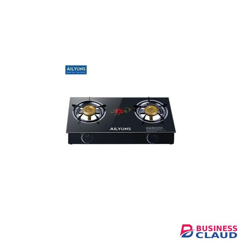 AILYONS Two/ Double Burner Table Top Cooker With A Strong Glass Top,Two/Double Burner Table Top Cooker with Strong Glass Top