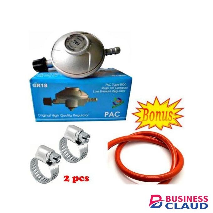 Pac Universal 6KG Gas Regulator Gas 6 KG For Double Burner Gas Cooker +GIFTS