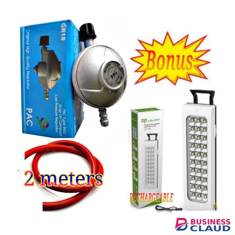 Pac Regulator Gas 6Kg For 2 Burner Gas Cooker +FAIR VALUE BONUS